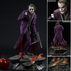  THE DARK KNIGHT Statue The Joker Premium Format Sideshow